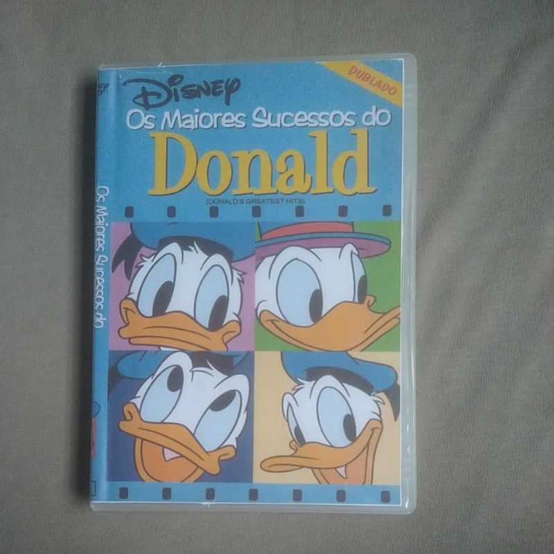 Dvd Vhs Os Maiores Sucessos Do Donald Shopee Brasil