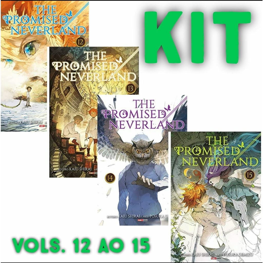 Kit The Promised Neverland Vols Ao Panini Novos E Lacrados