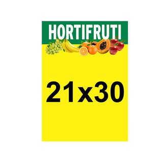 Cartaz Oferta Hortifruti Sacol O Feira Supermercado Placa Duplex