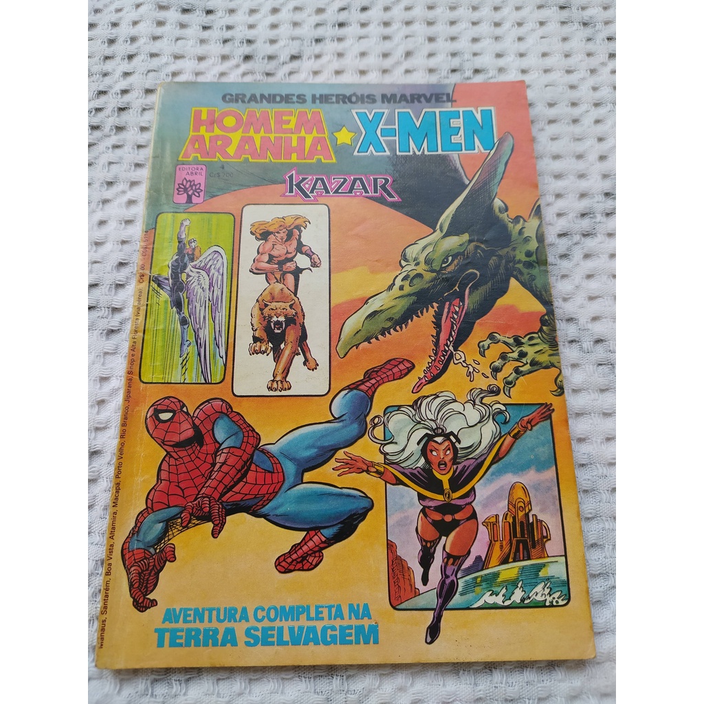 Grandes Heróis Marvel nº 4 Ed Abril Formatinho hq Shopee Brasil