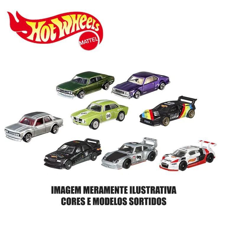 Carrinho Hot Wheels Unidade Sortida Mattel Escorrega o Preço