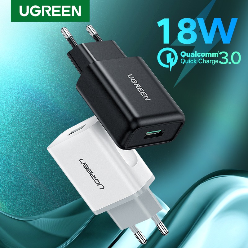 Ugreen W Usb Qc Quick Charger Fast Wall Brick Adapter Compatible