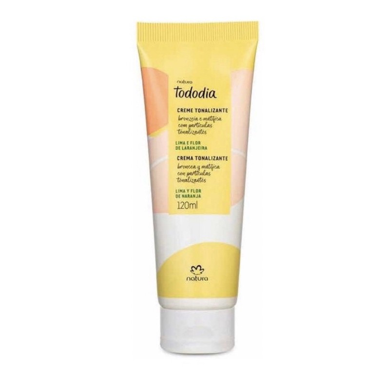 Creme Tonalizante Bronzeador Natura Tododia Lima E Flor De Laranjeira