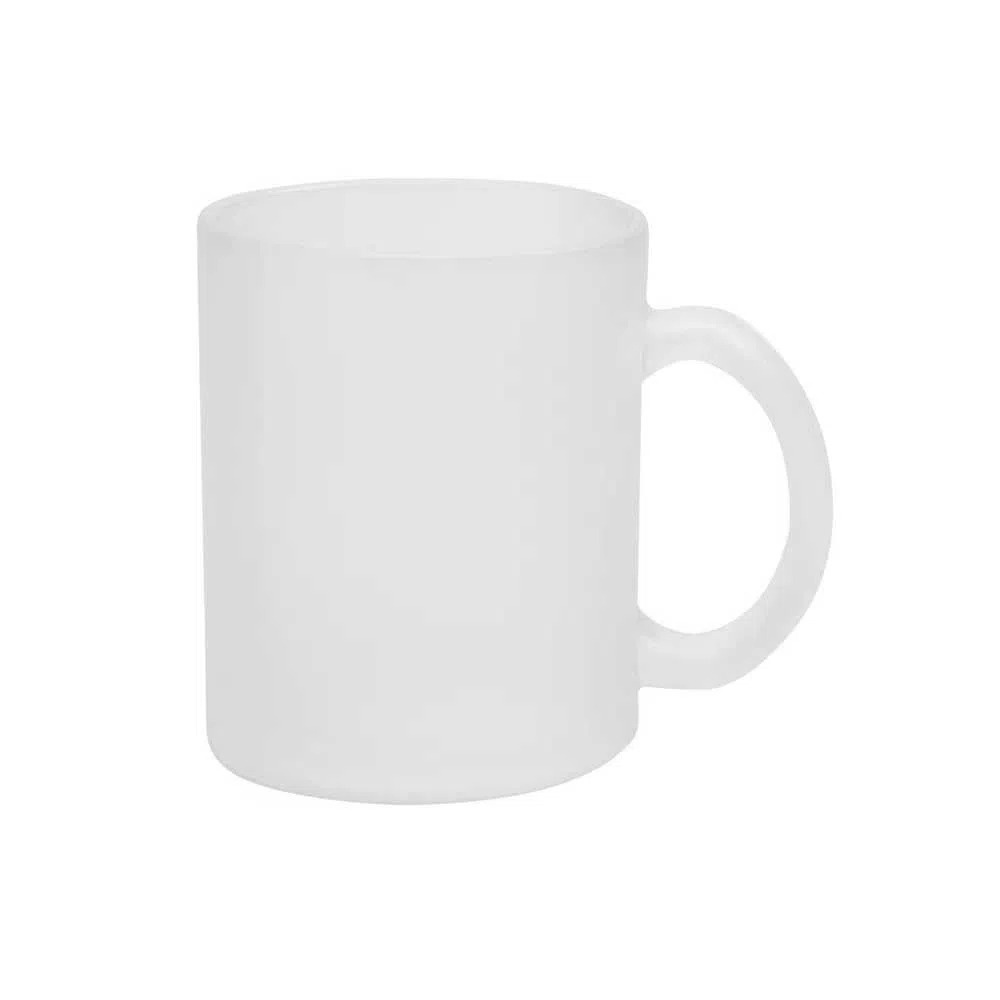 Caneca Vidro Jateada 325ml Para Sublimação 36 unidades Shopee Brasil