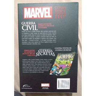 Box Marvel Guerras Secretas Guerra Civil Shopee Brasil