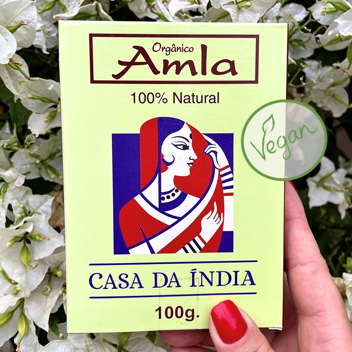 Amla Em Po Indiano G Para O Crescimento Do Cabelo Tratamento De