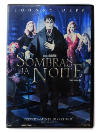 Dvd Sombras Da Noite Johnny Depp Tim Burton Dark Shadows Original