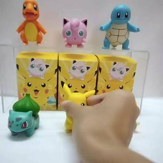 Caixa De Brinquedo De Tipos De Pikachus Enfeites De Boneca Pokemon