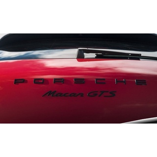 Emblema Letra Porsche Macan Gts Preto Brilhante Shopee Brasil