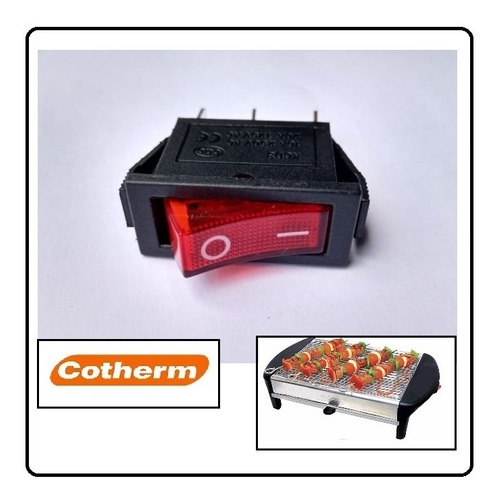 Chave Interruptor Liga Desliga Churrasqueira Cotherm Elite Shopee Brasil