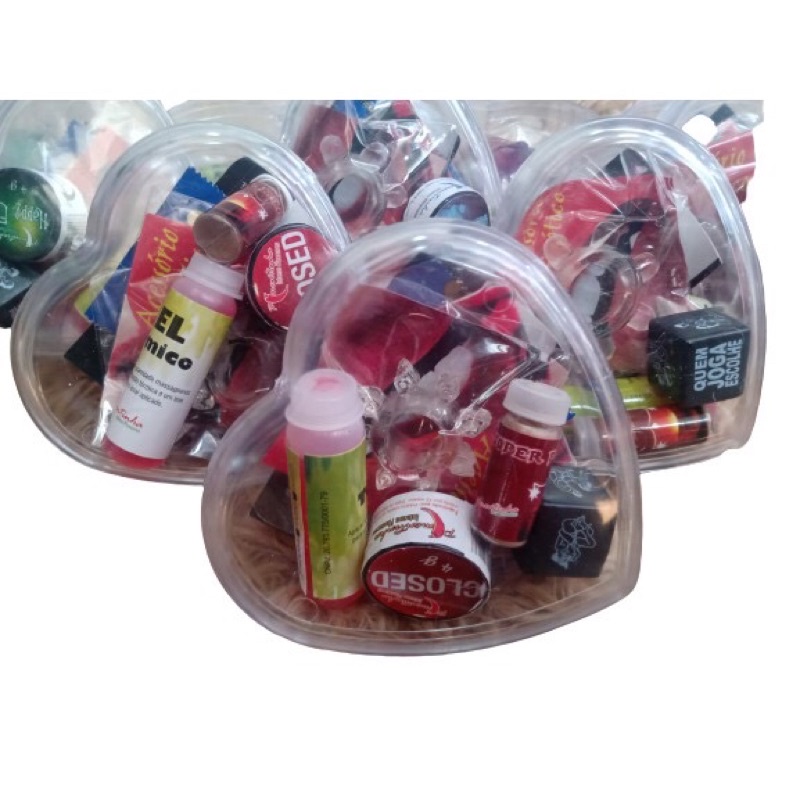 Sex Shop Kit Cora O Itens Bolinha Raspadinha Leo Pomada Gel