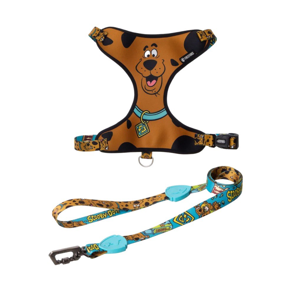 Coleira Peitoral Air Scooby Doo Peiteira Para Cachorro Guia M