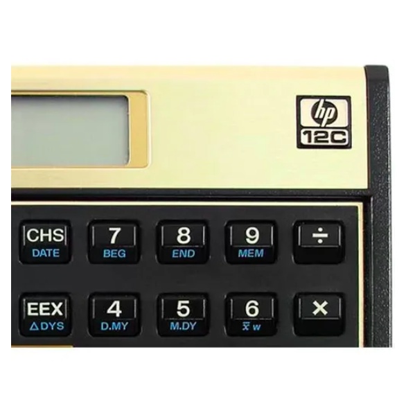 Calculadora Financeira Hp 12c Gold 120 Fun Novo Na Caixa Shopee Brasil