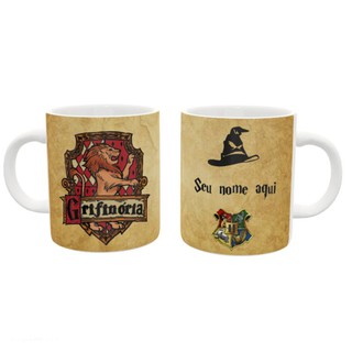 Caneca Harry Potter Grifinoria Lufa Lufa Corvinal E Sonserina