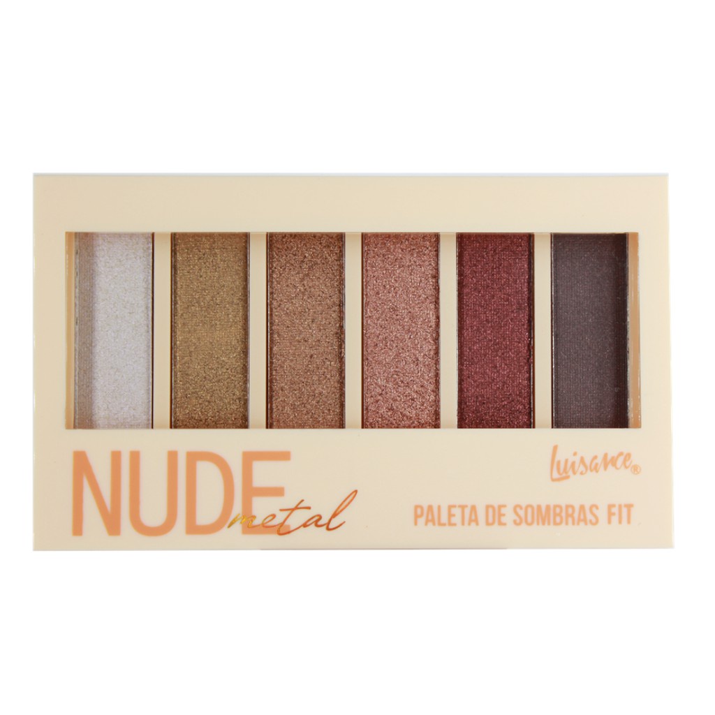 Paleta De Sombras Fit Nude Metal Luisance Shopee Brasil