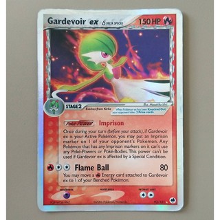 Carta Antiga Pokemon Gardevoir Ex Ultra Rare Delta Species Ex