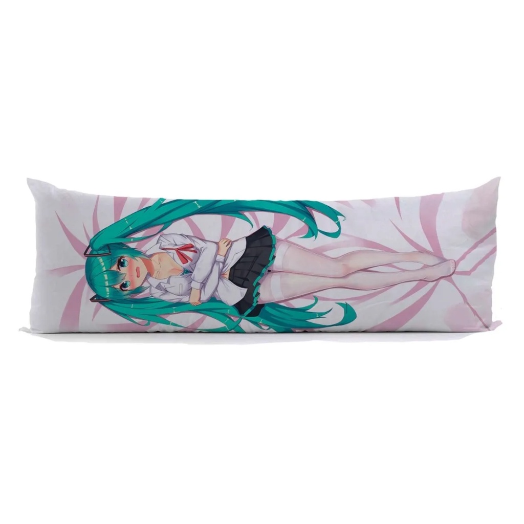 Capa Dakimakura Travesseiro Hatsune Miku Vocaloid Diva Anime Hentai