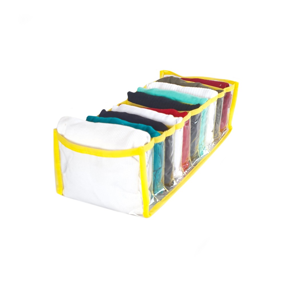 Colmeia Organizadora De Gavetas Amarelo 10 Nichos 14 5x34x10 Shopee