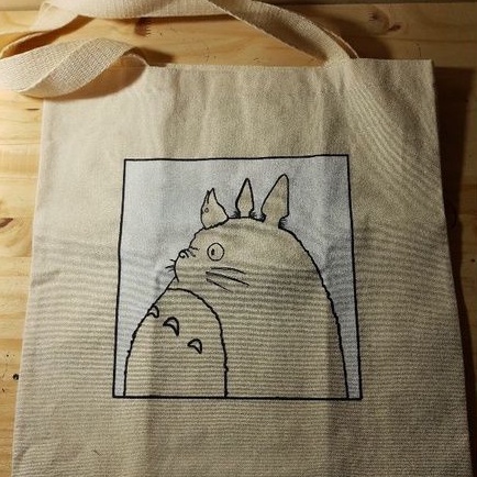 Ecobag Artesanal Totoro Studio Ghibli Shopee Brasil