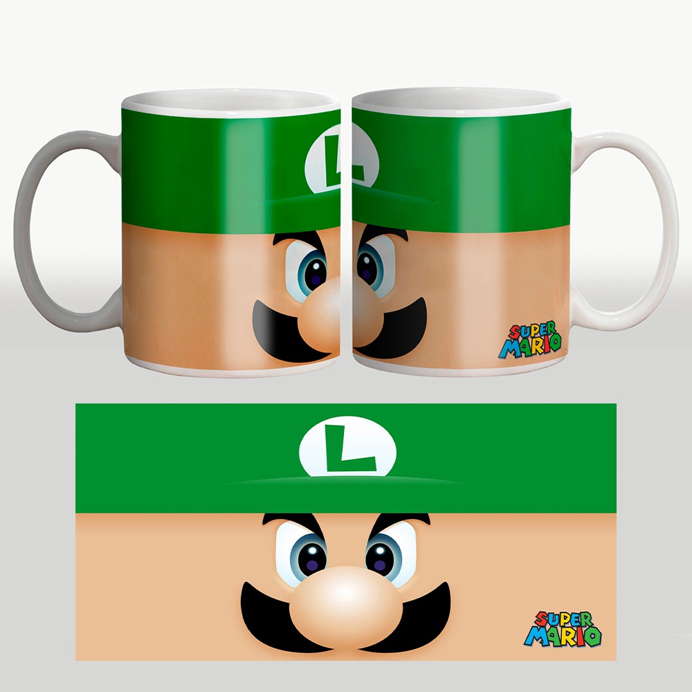 Caneca Personalizada Luigi Mario World Shopee Brasil