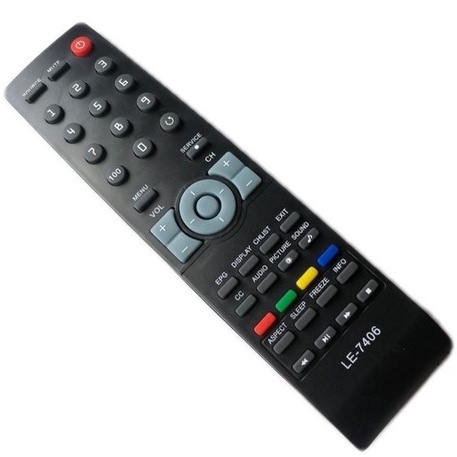 Controle Remoto Tv Aoc Lcd Led LE 7406 Shopee Brasil