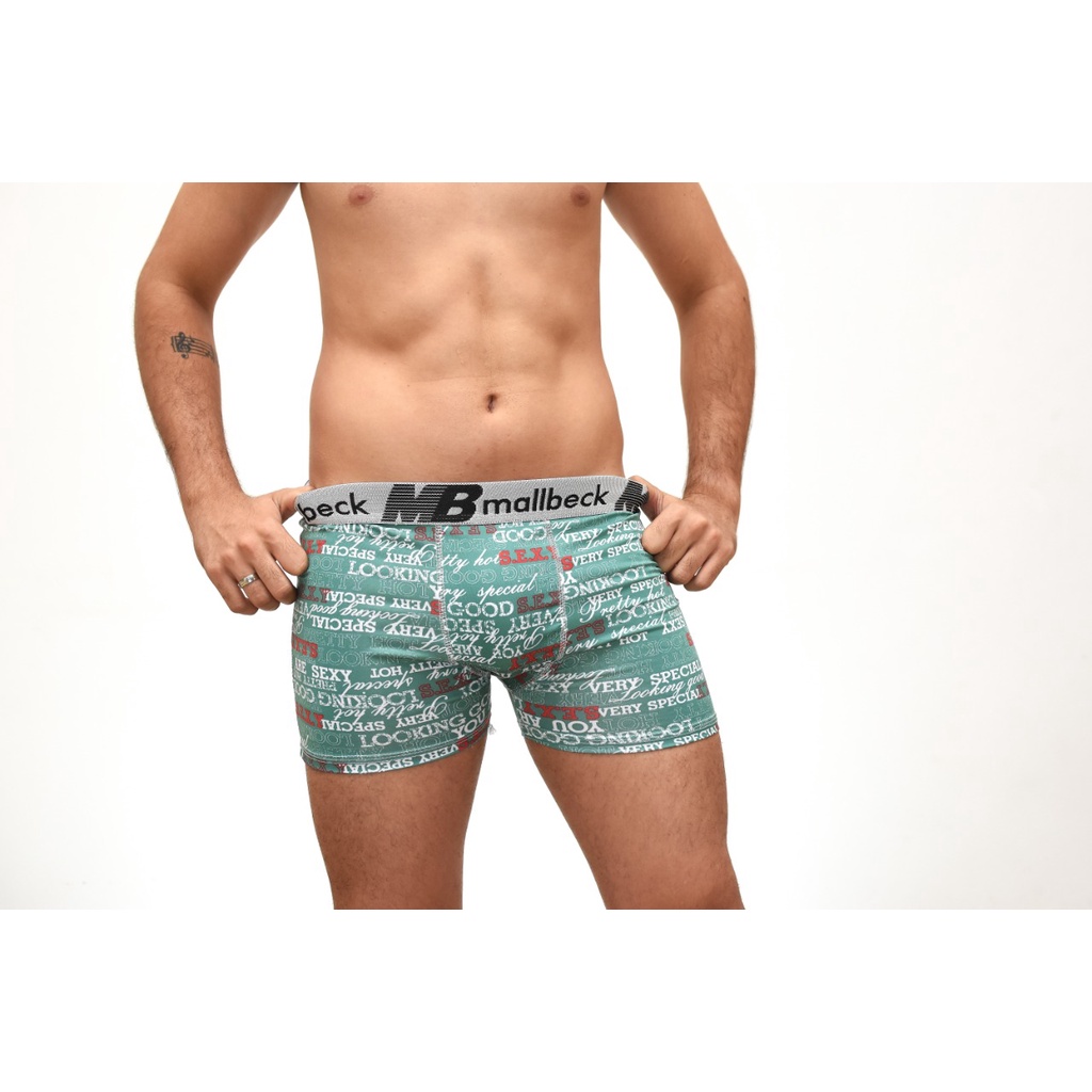 Cueca Box Boxer MALLBECK Microfibra Direto Da Fabrica 1 UNIDADE