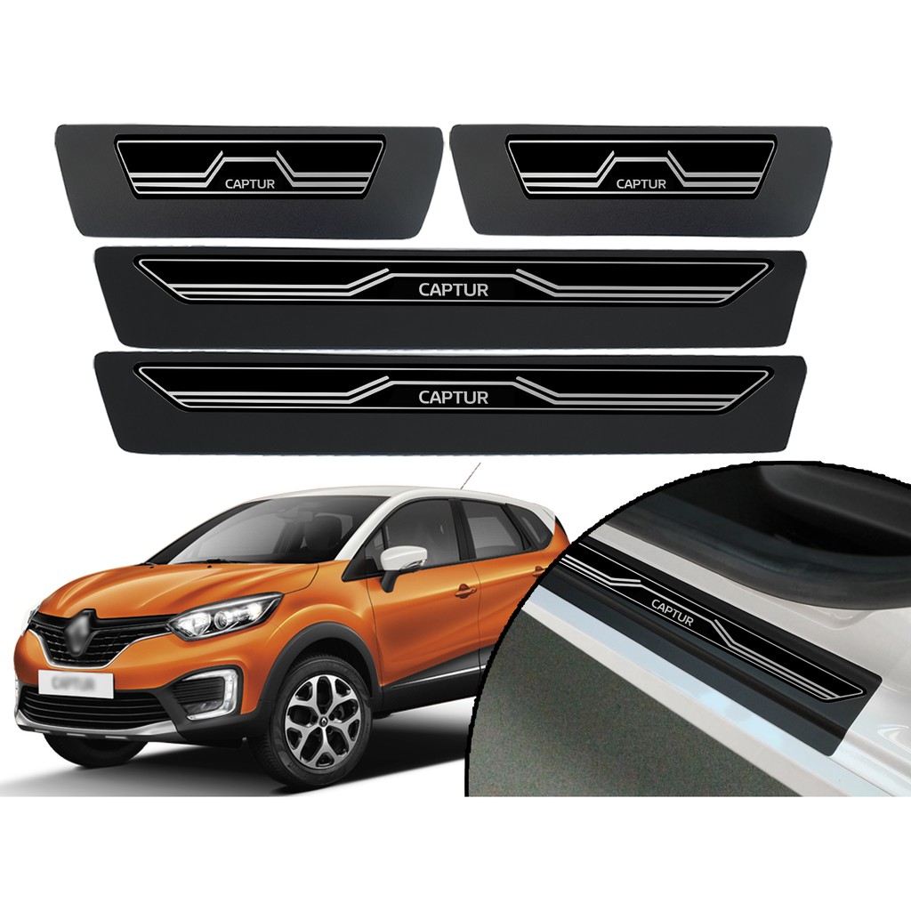 Jogo De Soleira De Porta Adesiva Modelo Elegance Renault Captur