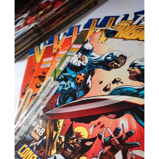 Hqs Marvel Os Vingadores Vingadores Vs X Men Shopee Brasil