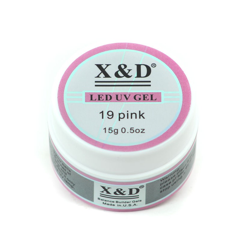 Gel Xed Pink Alongamento Unha Xd Gr Led Uv X D Original Novo