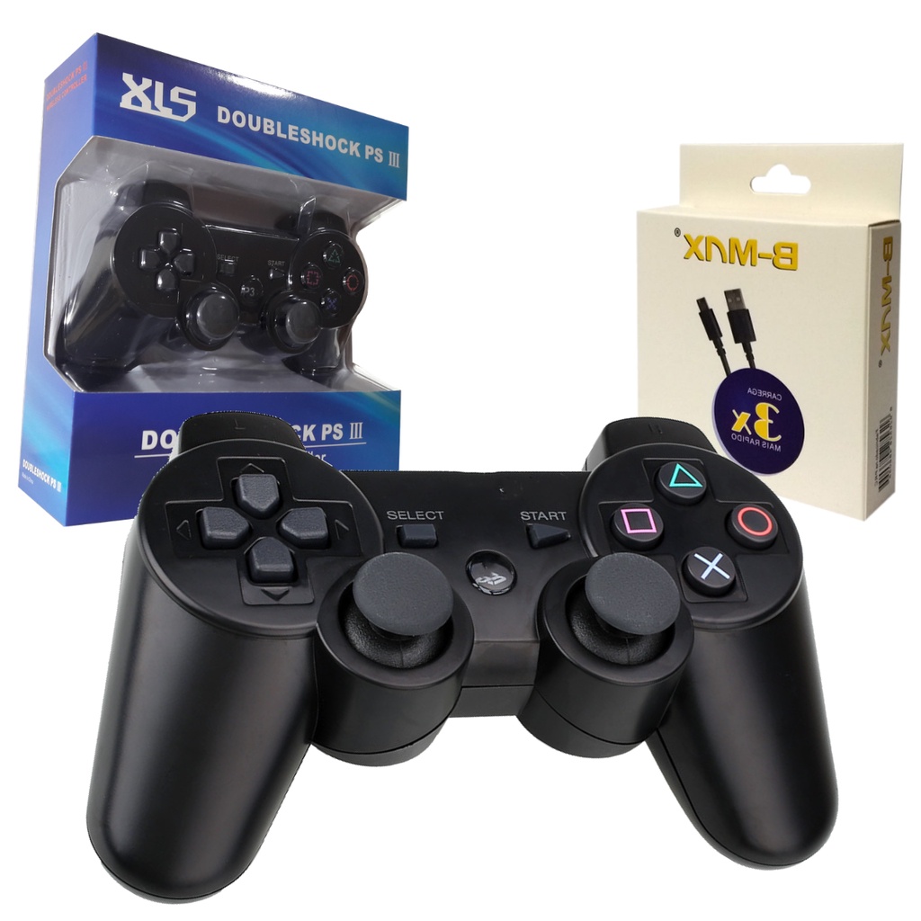 Controle Ps Dualshock Joystick Sem Fio Playstation Tima Qualidade E