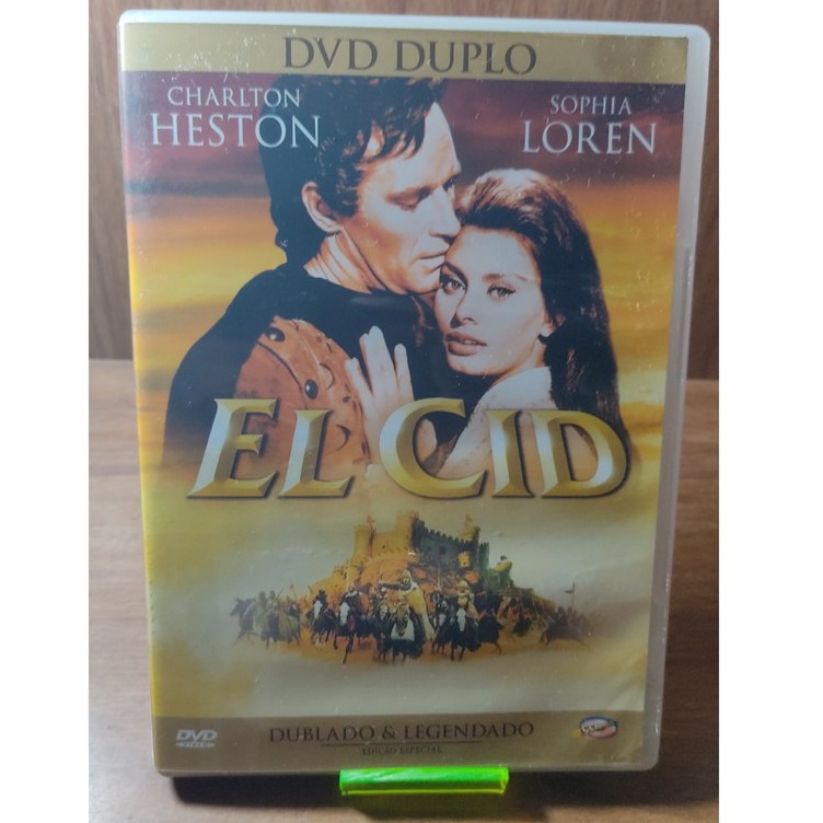 El Cid Dvd Duplo Sophia Loren Dvd Original Shopee Brasil