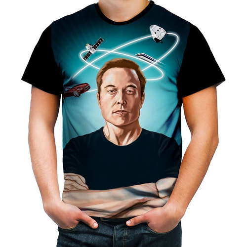 Camisa Camiseta Personalizada Elon Musk Spacex Tesla Ceo 4 Shopee Brasil