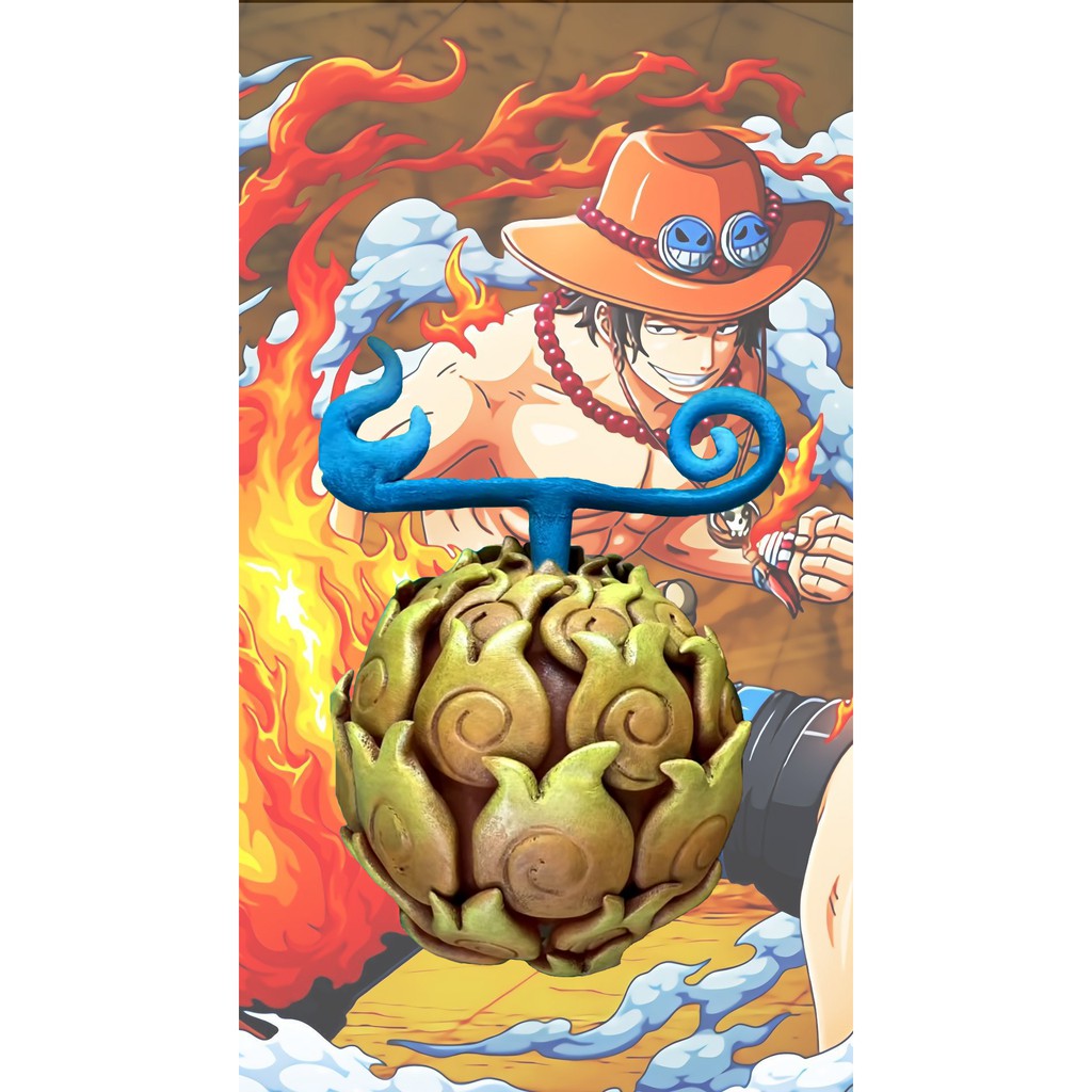 Mera Mera No Mi Akuma No Mi Ace Fruta Do Diabo One Piece Shopee Brasil