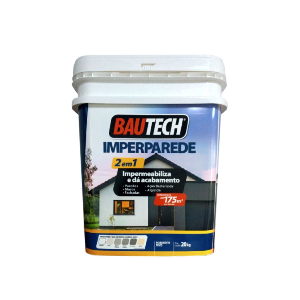 Tinta Impermeabilizante 20kg Branca Bautech Imperparede Shopee Brasil