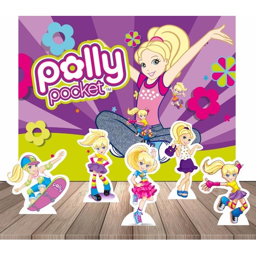 Kit Decoração De Festa Displays E Painel Polly Pocket Shopee Brasil