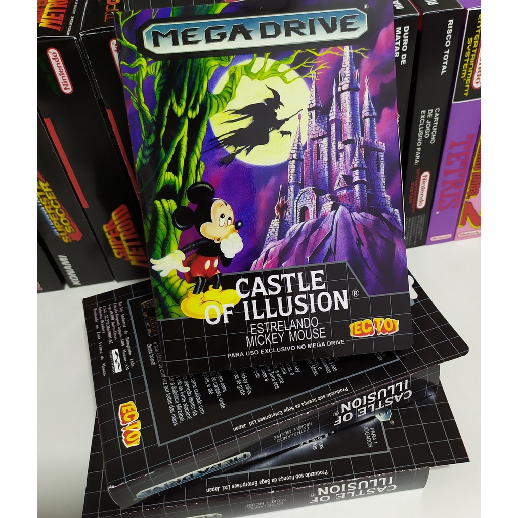 Castle Of Illusion Starring Mickey Mouse Box Especial Tectoy Mega