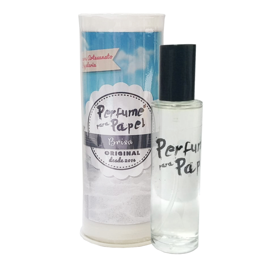 Perfume para Papel - Aroma Brisa 30ml + Embalagem Colecionável