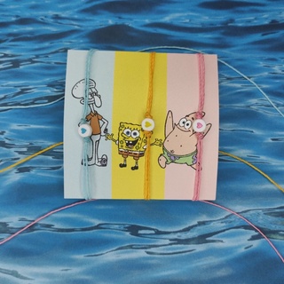 Pulseiras Bob Esponja De Cora O Lula Molusco Bob Esponja E Patrick