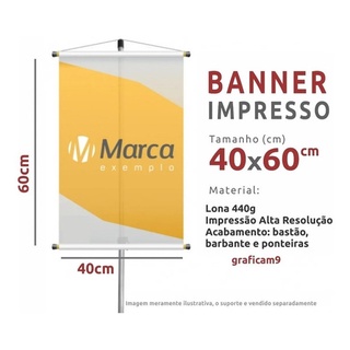 Banner Personalizado Faixa 40cm X 60cm Shopee Brasil