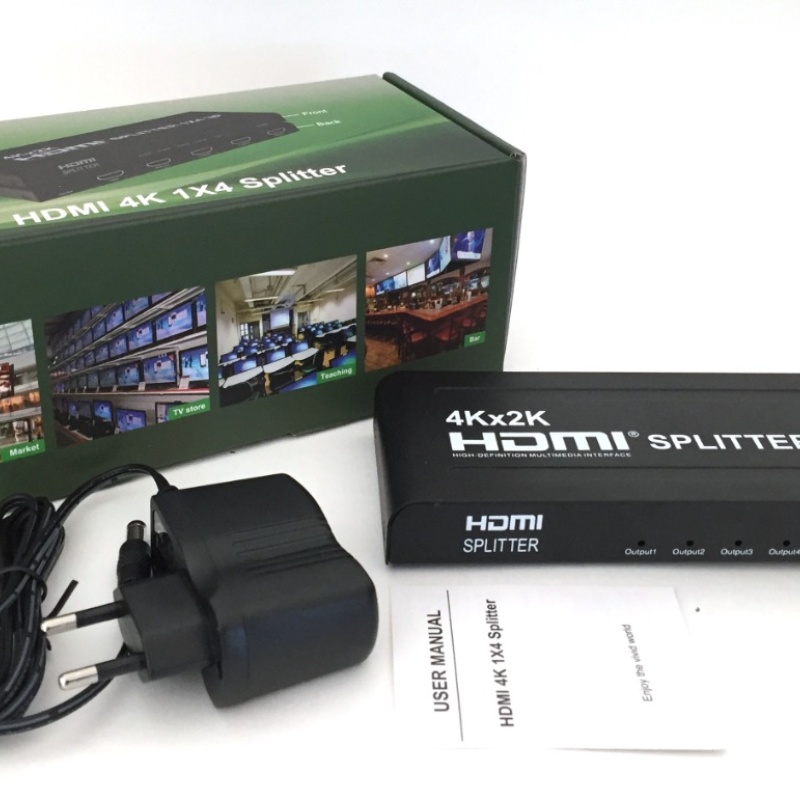 Splitter Distribuidor Hdmi X Divisor Full Hd D K K Hs