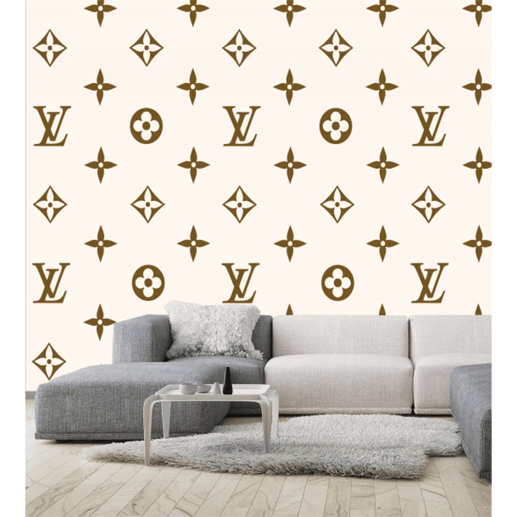 Papel De Parede Louis Vuitton Shopee Brasil