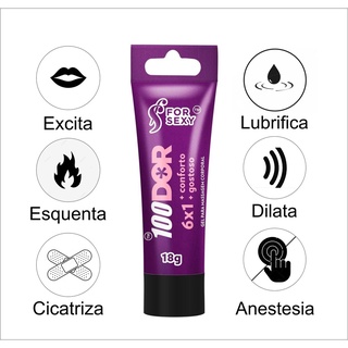 KIT PLUG ANAL 100 DOR Gel Lubrificante Dessensibilizante Anal SEX