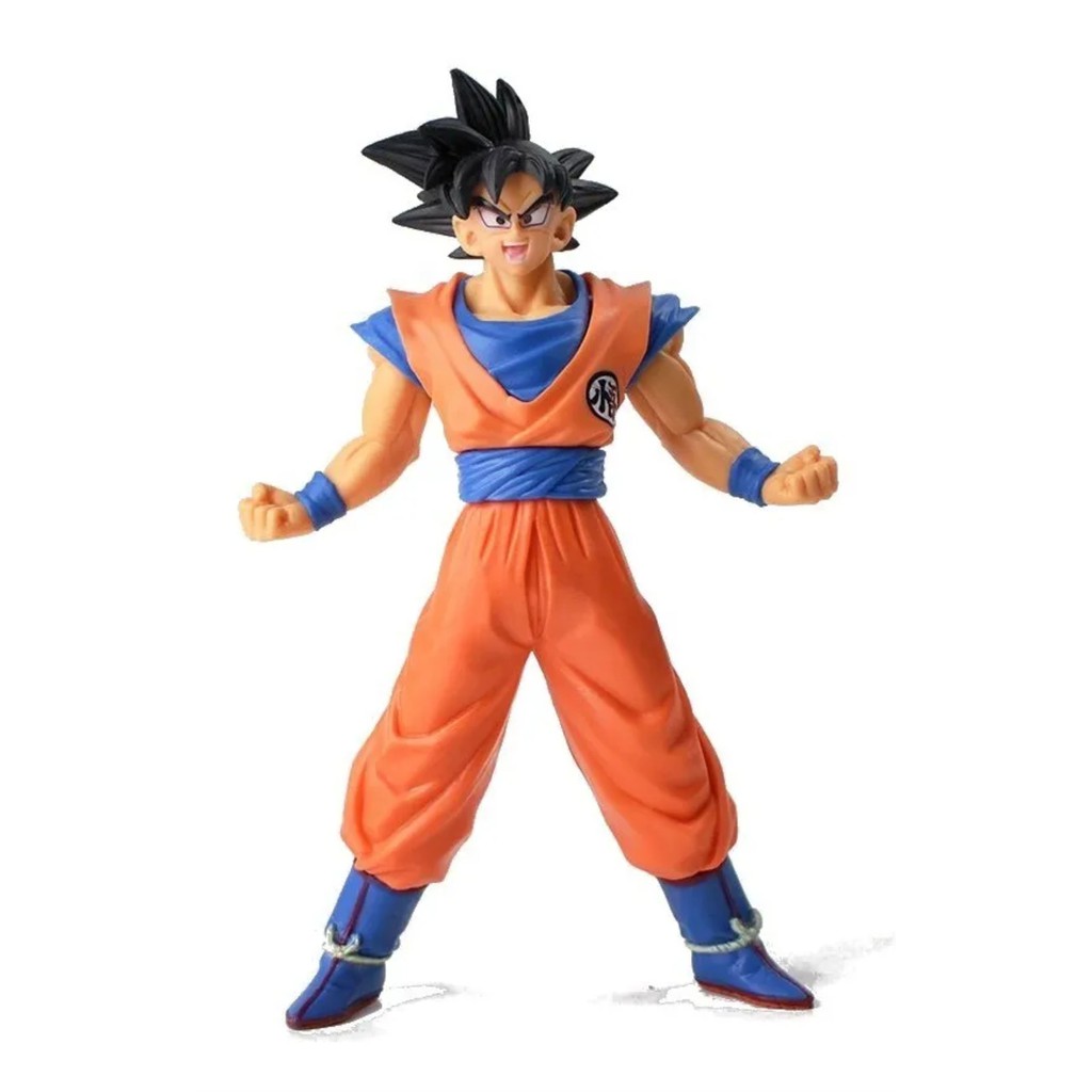 Boneco Dragon Ball Z Goku Cabelo Preto Son Goku Figure Shopee Brasil