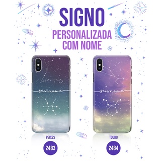 Capa Capinha Samsung Galaxy A Signos Personalizada Nome