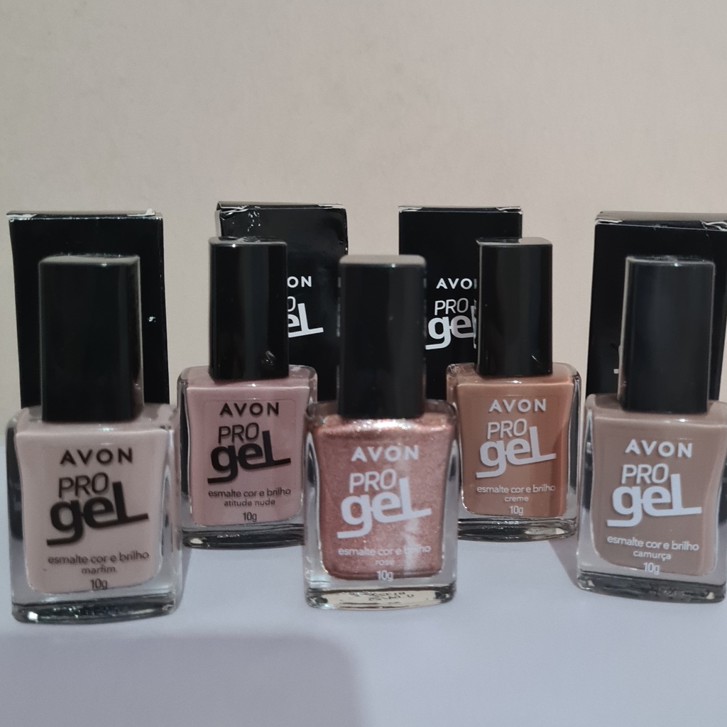 Esmalte Pro Gel Avon 10g Shopee Brasil