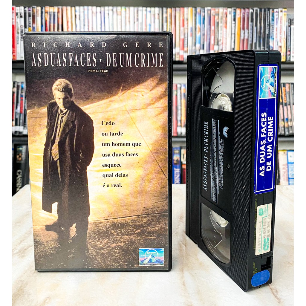 VHS As Duas Faces De Um Crime LEGENDADO Original Richard Gere Fita