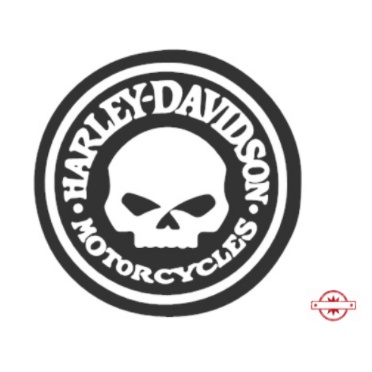 Adesivo Harley Davidson Motorcycles Caveira Skull Moto Custom Shopee