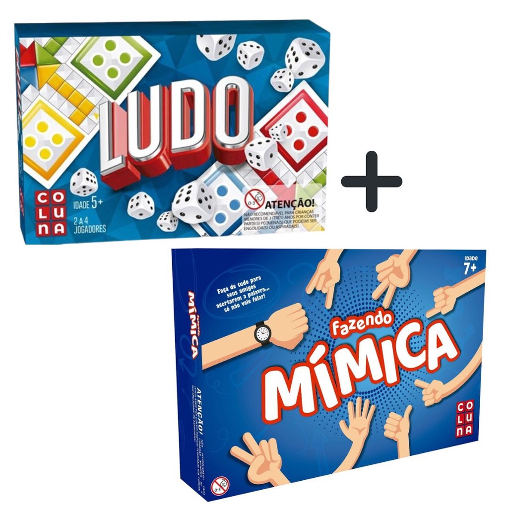 Kit Jogos Fazendo Mimica Ludo Jogo De Tabuleiro Shopee Brasil