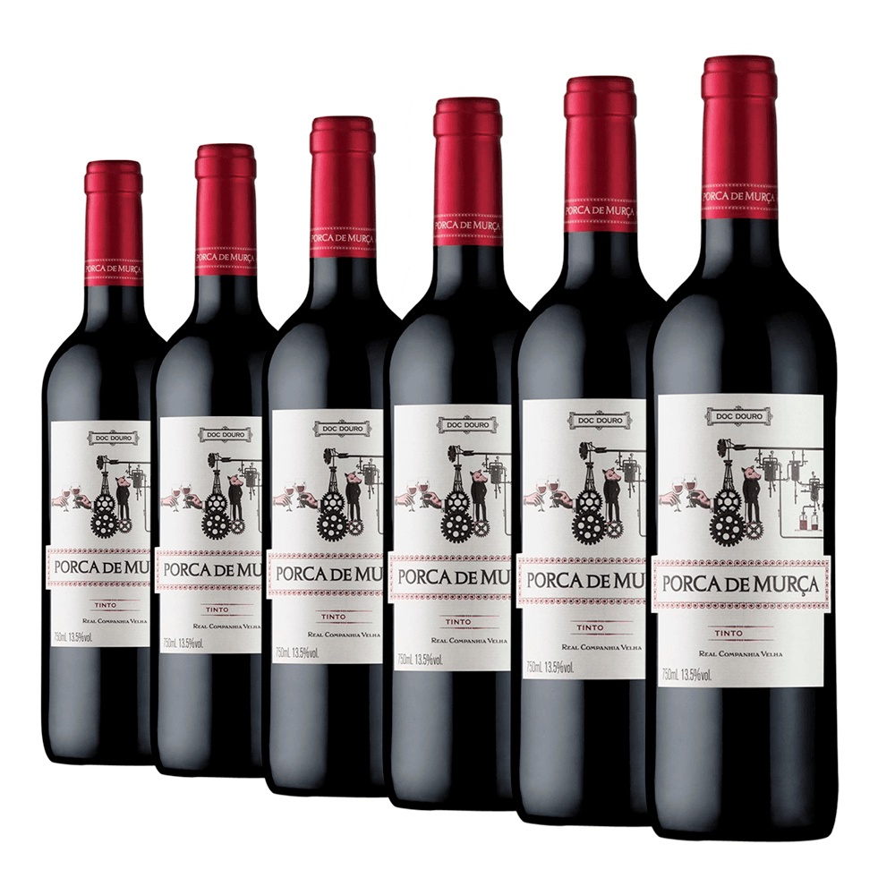 Vinho Porca de Murça DOC Douro Tinto 750ml 6 Unidades Shopee Brasil