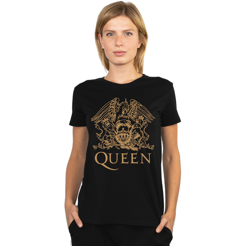 Camiseta Feminina Queen Dourado Bohemian Rhapsody Shopee Brasil